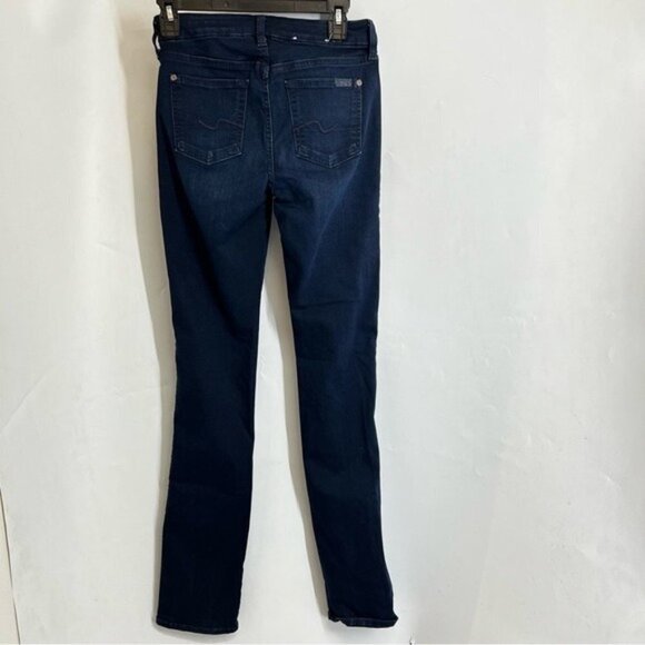 7 for All Mankind Kimmie Straight Leg Jean/Dark Denim/Size 24 - Picture 4 of 9